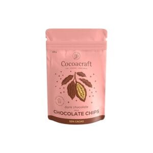 Cocoacraft 52% Mild Dark Couverture Chocolate Chips |100% Natural| Handmade Artisinal Choco Chips from Kerala for Cakes, Cookies, Brownies, Pancakes, |Baking, Decoration &...