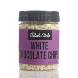 The Select Aisle's White Chocolate Chips - 150g [White Chocolate Chips | Compound Chocolate Chips for Cake Decorations | Choco Chips for Baking | White Choco Chips]