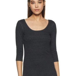 Van Heusen Women Anti Bacterial 3/4Th Sleeve Thermal Regular Fit Vest - Round Neck, Super Soft