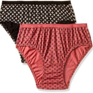Van Heusen Women Anti Bacterial Hipster Panty - 100% Cotton - Pack of 2 - No Marks Waistband, Moisture Wicking, Full Coverage