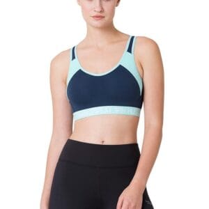 Van Heusen Women Proactive Wireless Non Padded Sports Bra - Anti Bacterial, Full Coverage, Light Impact |Material: Cotton