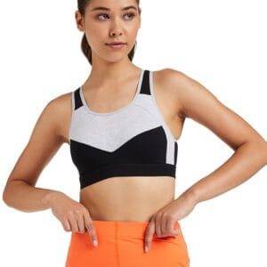Van Heusen Women Proactive Wireless Padded Racerback Sports Bra - Anti Bacterial, Full Coverage, Medium Impact |Material: Cotton
