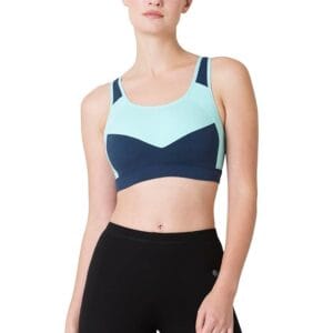 Van Heusen Women Proactive Wireless Padded Racerback Sports Bra - Anti Bacterial, Full Coverage, Medium Impact |Material: Cotton