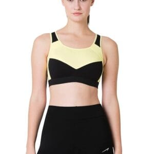 Van Heusen Women Proactive Wireless Padded Racerback Sports Bra - Anti Bacterial, Full Coverage, Medium Impact |Material: Cotton